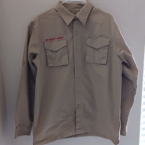 Boy Scout Cub Master Shirt size Medium